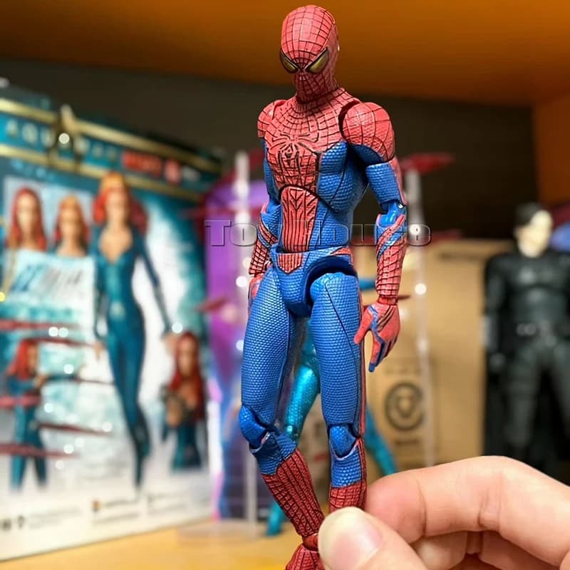 Ct Toys Spiderman Mafex 001 Nuovo Peter Parker Andrew Garfield L'incredibile Spider-Man Shf Anime Action Figure Figurine Giocattoli di modello