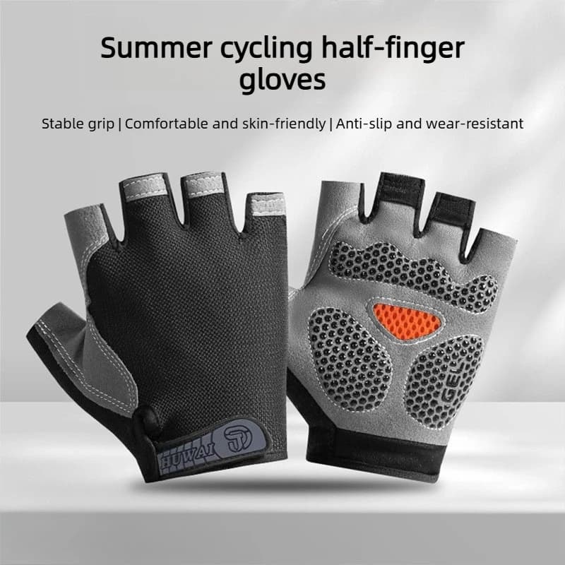 Unisex Sport Fitness Cycling Gloves Outdoor Bike Slim Summer Gloves