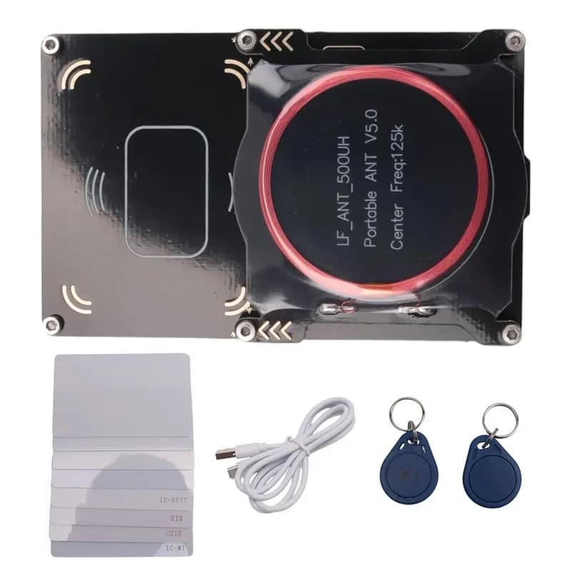 Y22A-Upgraded 512K Proxmark3 Easy V3.0 RDV4 Lettore di schede RFID integrato con memoria ID M1 IC, antenna integrata, decrittore e decoder