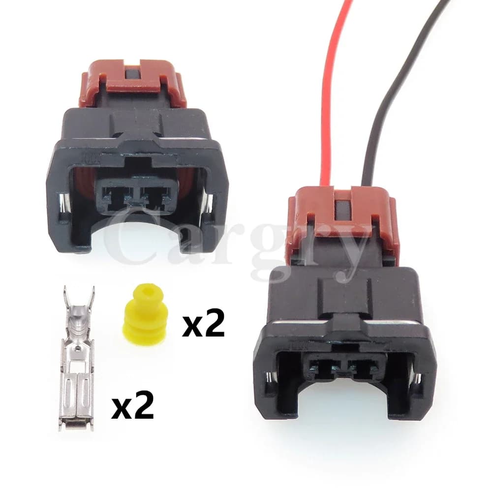 Set di 2 Connettori AC Impermeabili per Auto PB185-02326, Terminale per Cablaggio Sensore di Detonazione
