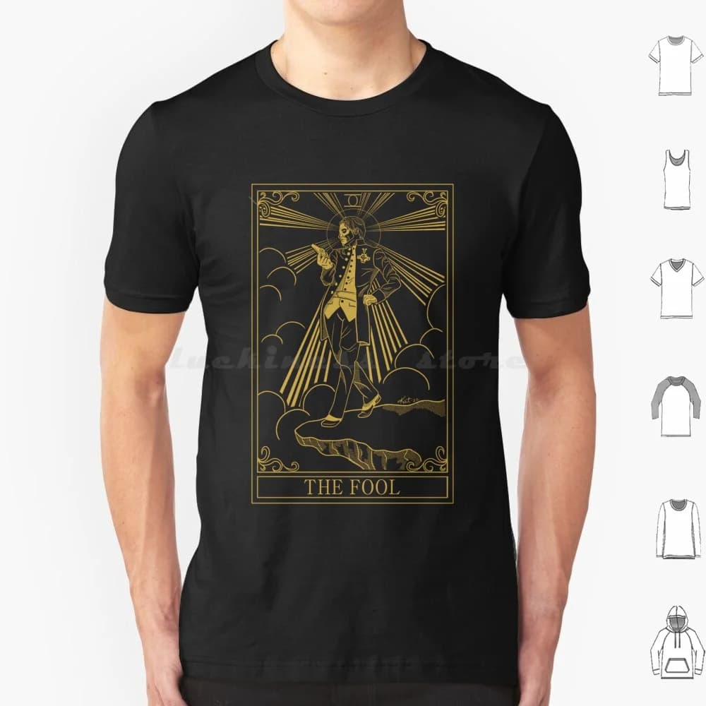 The Fool Ghost tarocchi T Shirt cotone uomo donna fai da te stampa tarocchi fantasma fantasma Bc Ghost Band Papa Emeritus Papa Nihil Sister