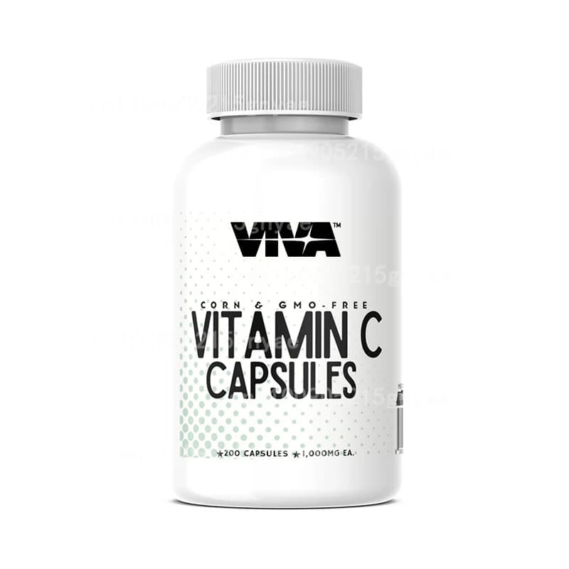 Vitamin C 1000mg | Pure Vegan Antioxidant Supplement for Immunite Support and Iron Absorption | 60 Capsules