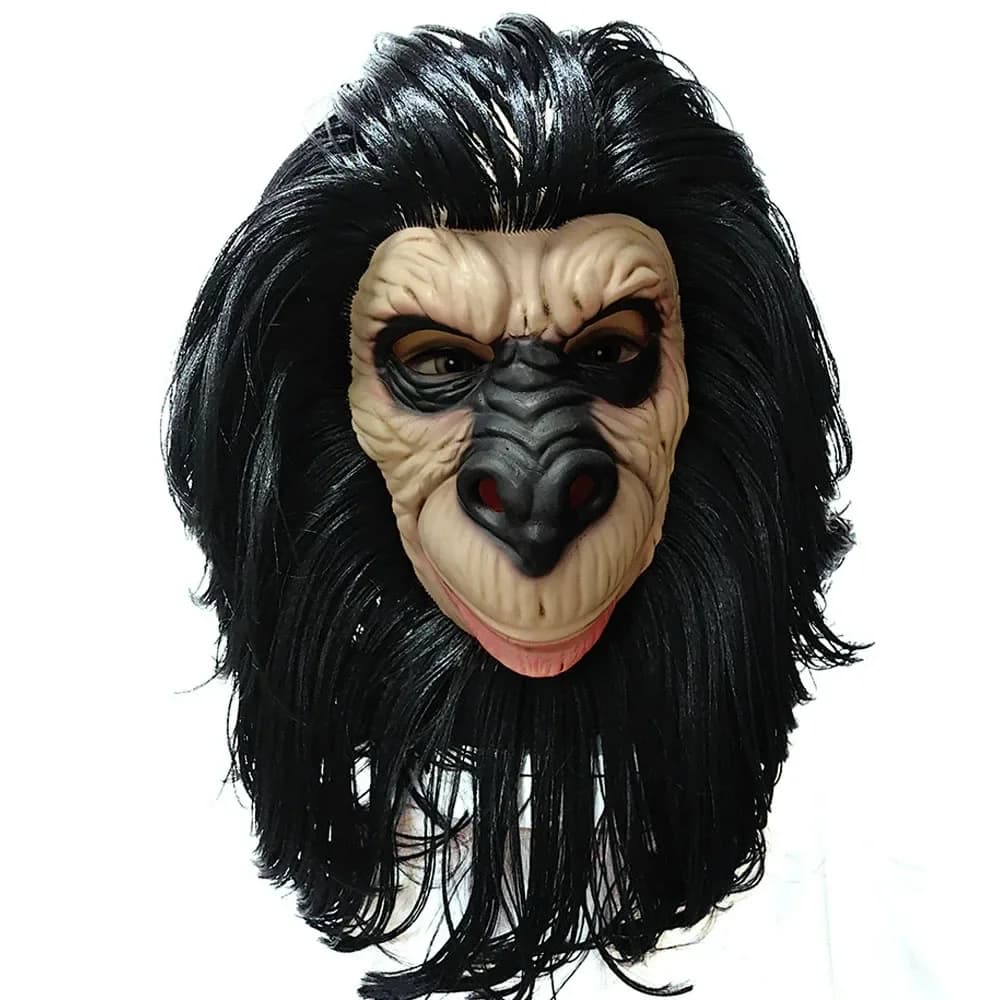 NUOVE Maschere di Halloween Gorilla Monkey Maschera divertente per adulti a pieno facciale in lattice Festa di Halloween Costume cosplay Maschere realistiche in maschera