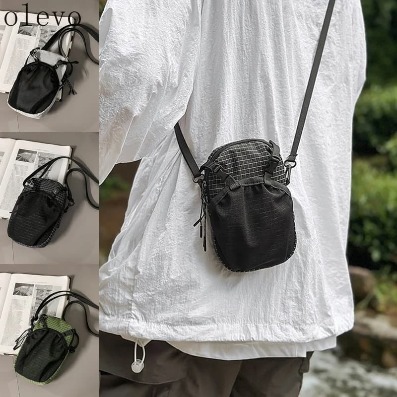 Nuova Borsa Porta Borraccia con Tasca per Telefono, Tracolla Regolabile, Impermeabile in Nylon per Ciclismo, Escursionismo, Campeggio, Borsa a Tracolla Portatile per Borraccia