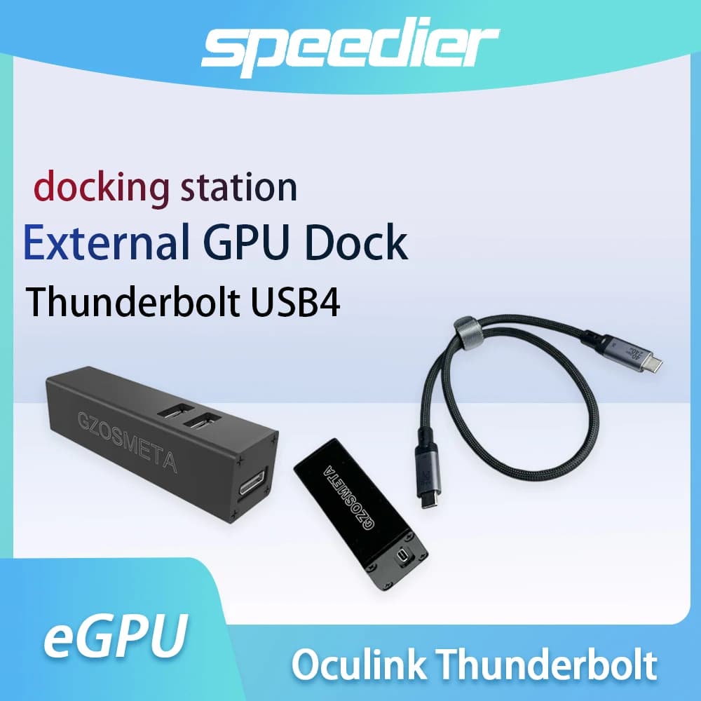 Adattatore Oculink Thunderbolt USB4 per laptop, notebook, GPU, scheda grafica esterna, dock eGPU, interfaccia T3 T4, chip 6340 7440