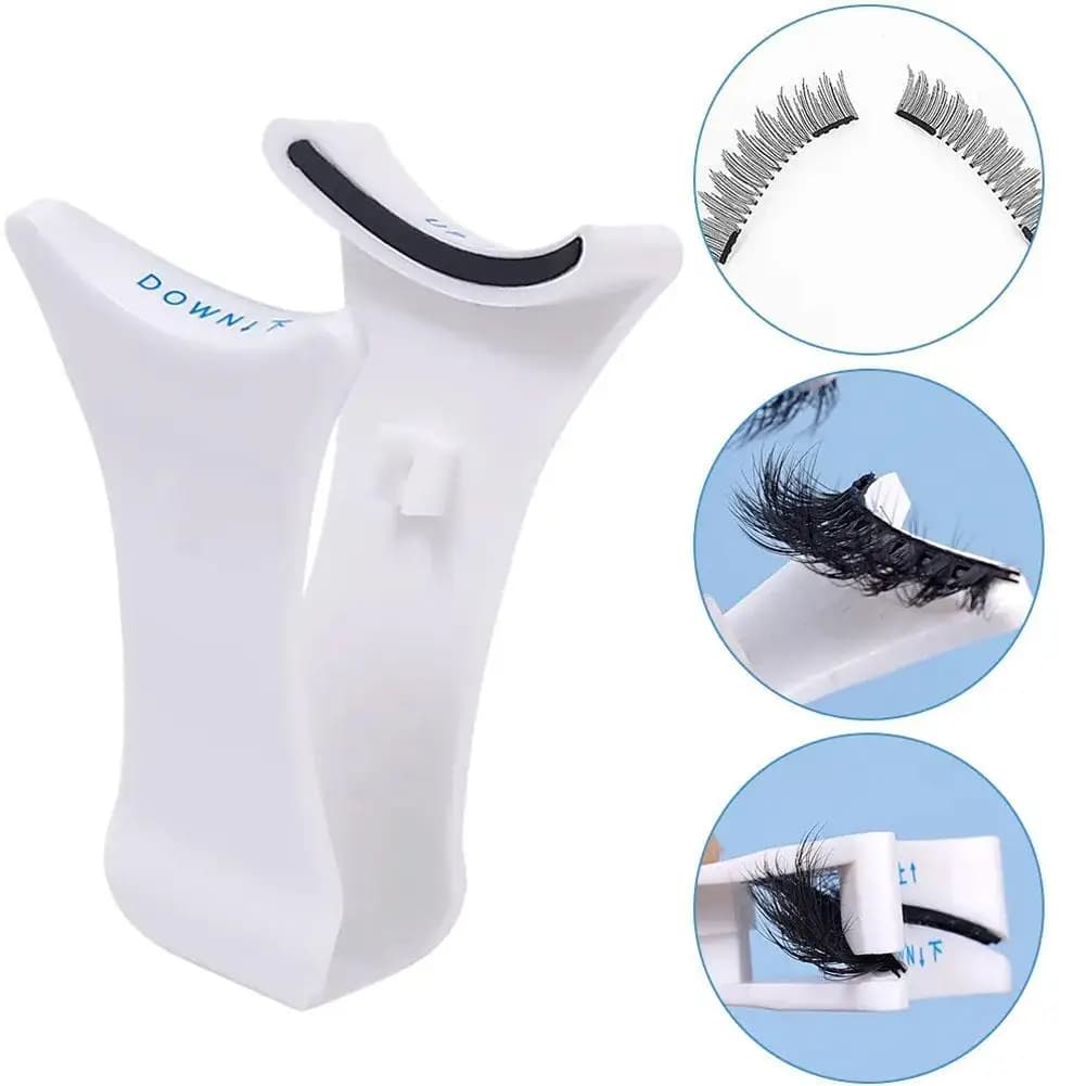 1 pz professional magnetic eyelashes applicator of extension eyelashes fake tweezers clip clamp makeup tools for women