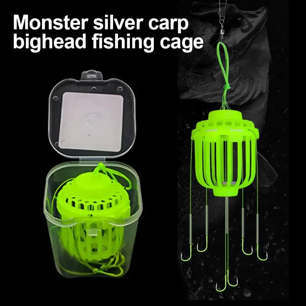 Fishing hooks Explosion baits Sea Box Hook Monsters with six robust spherical tools for carbon steel plastic carp