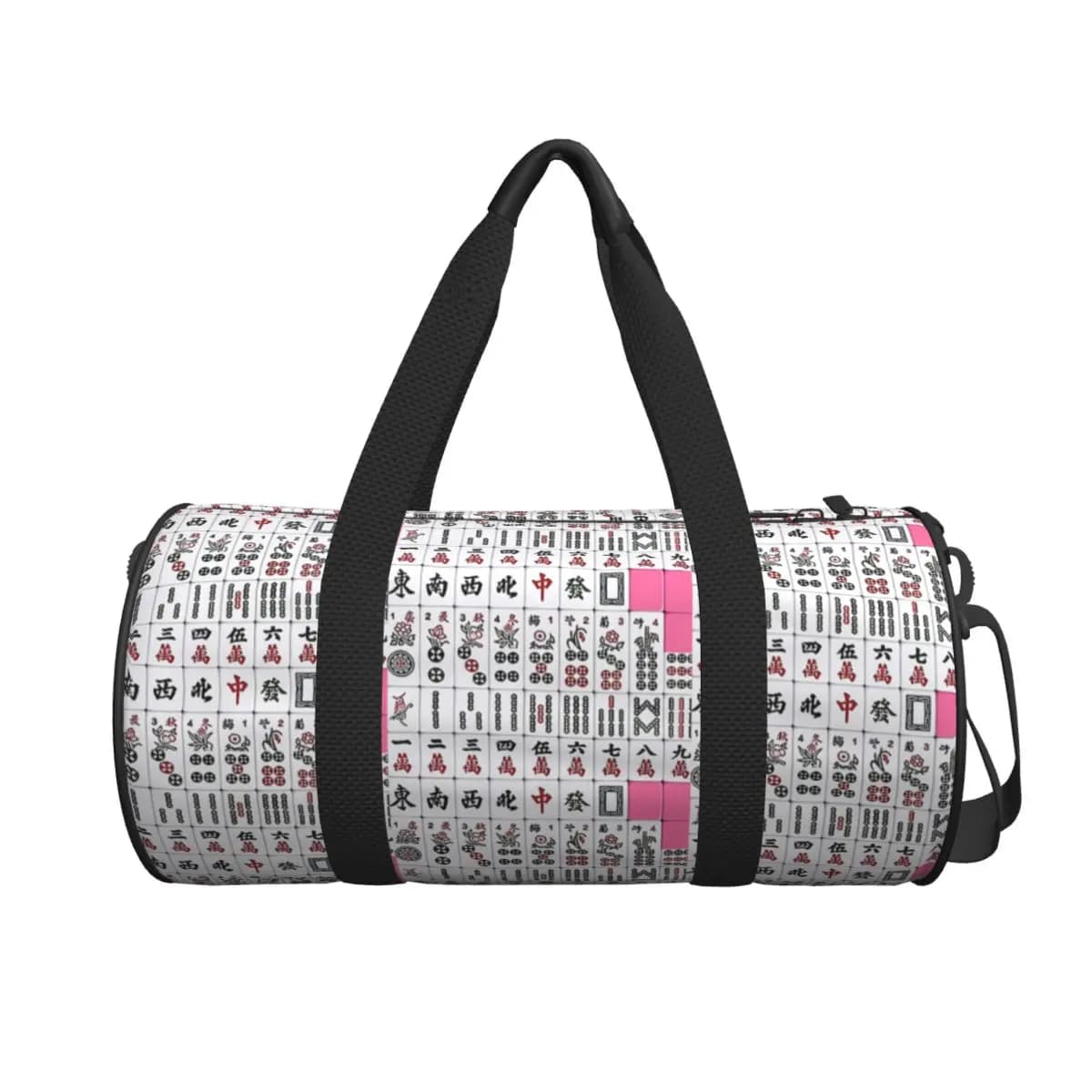 Mahjong Tile Pattern 8 Borsone grande da palestra Borsone multifunzionale Borse da viaggio Borse Borsa fitness