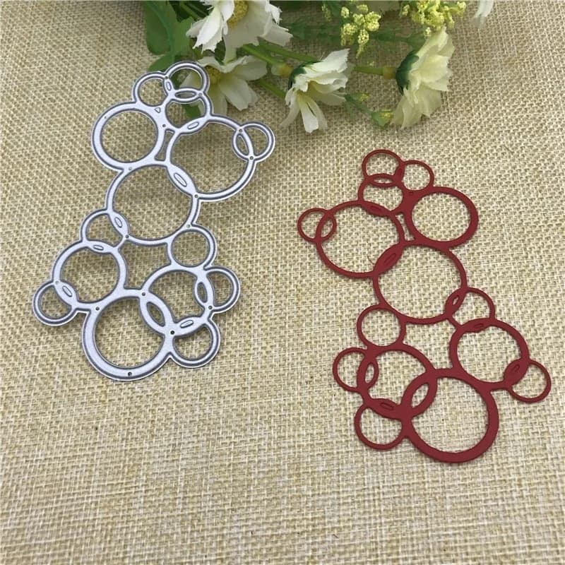 Bubble Frame Metal Cutting Dies Stencil Scrapbooking Photo Album Card Paper goffratura Craft fai da te