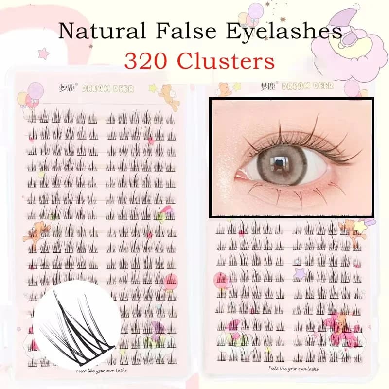 MJ 32 Righe Manga Lash Eyelash Book Eyelash High Quality Manhua Eyelash Elf Makeup Wire Slash Y2K Eyelash Extensi
