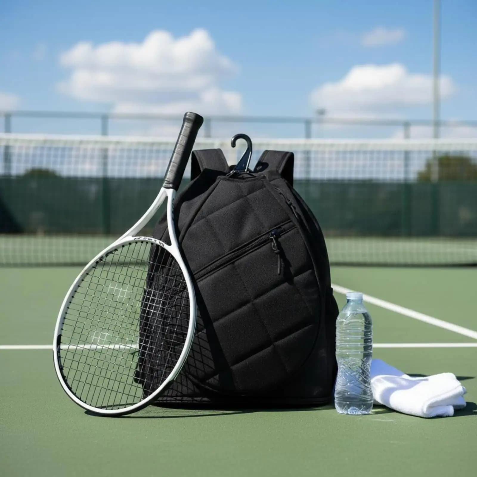 Sports Paddle Bag Shoe Compartment Badminton Racket Bag Outdoor Use Tennis Backpack for Travel