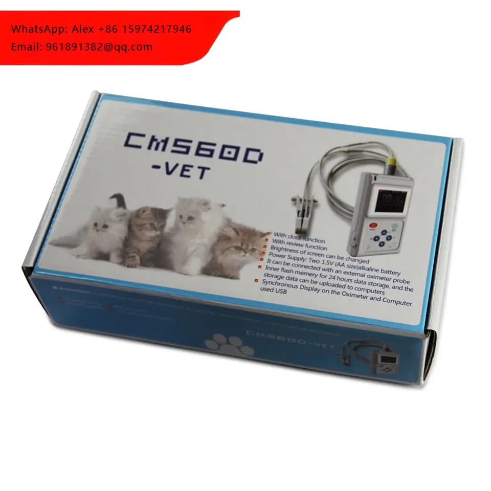 Pulsossimetri veterinari con display a colori CMS60D-VET per cani