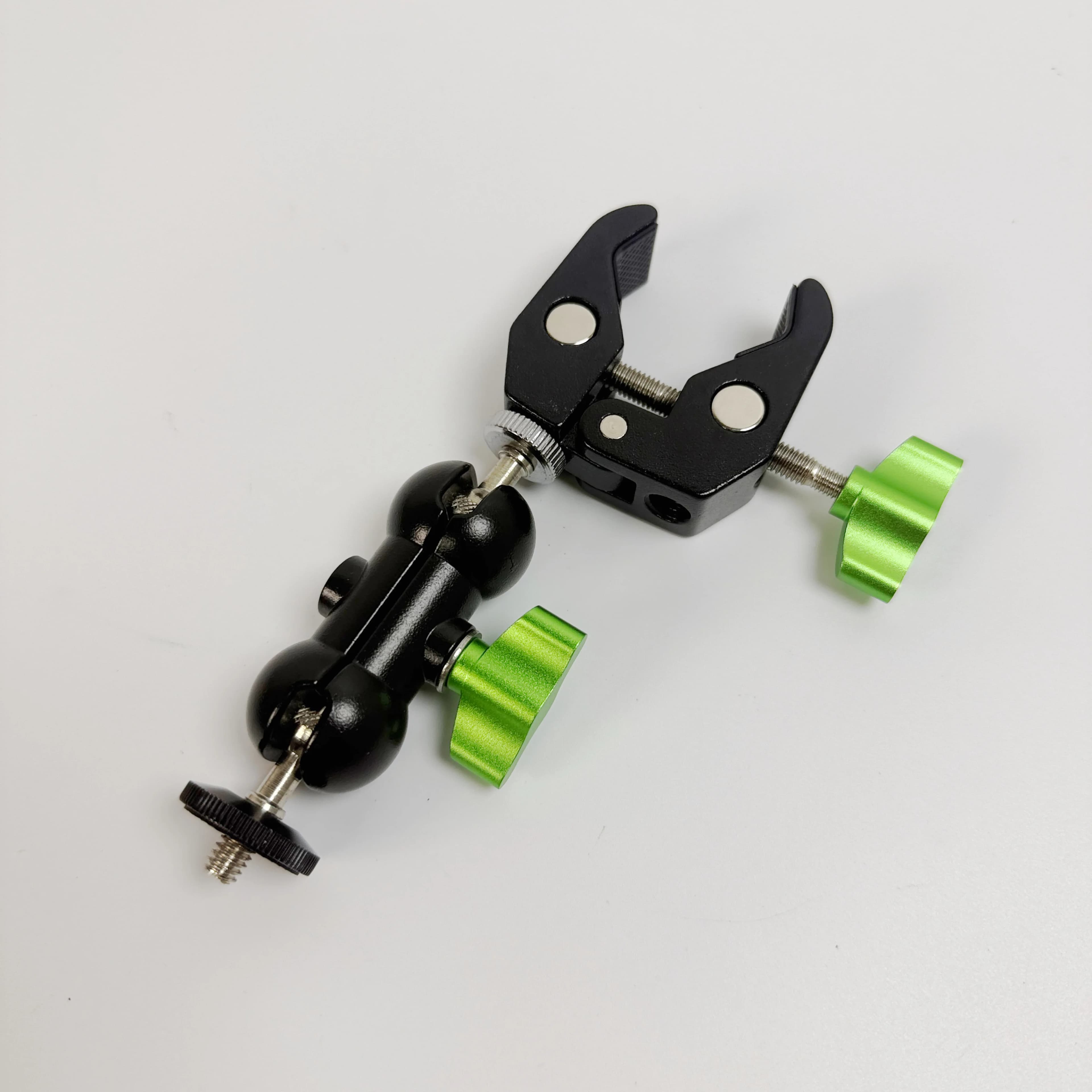 Universal Metal Clamp Camera Bracket 360 Degree Rotating Fixed Motion for GoPro Action Camera Cycling Shooting