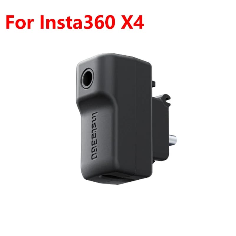 For Insta360 X4 Microphone Audio Adapter Microphone Audio Recording USBC Type-C For Insta 360 X4 Action Camera Accessories