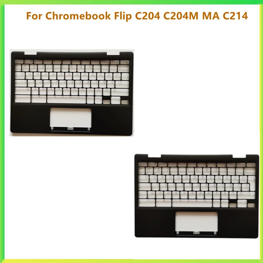 Nuovo Case Superiore per Laptop con Palmrest e Cover per Chromebook Flip C204 C204M MA C214