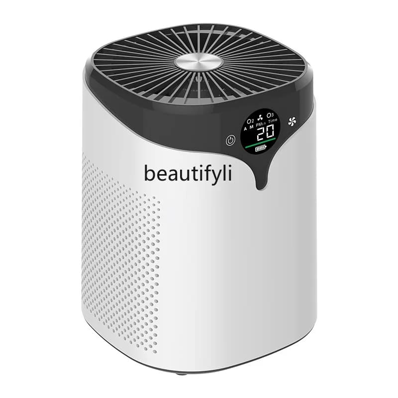 Purificatore d'aria domestico per la rimozione della formaldeide, piccolo purificatore da tavolo per la camera da letto, rimozione degli odori