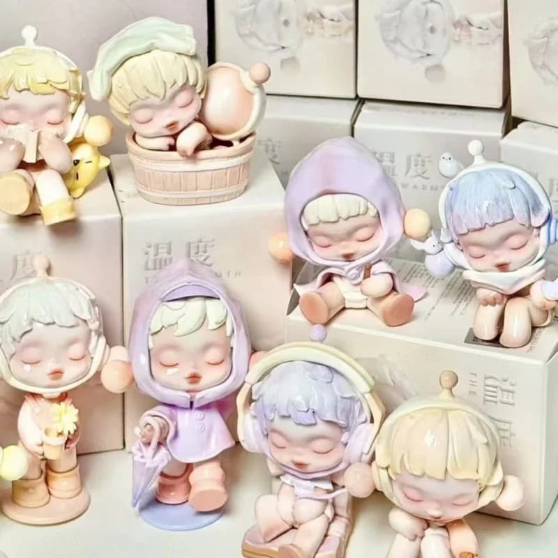 POP MART Skullpanda The Warmth Series Mystery Box Originale Blind Box Giocattoli a Sorpresa Ornamenti da Borsa Statuette per la Casa