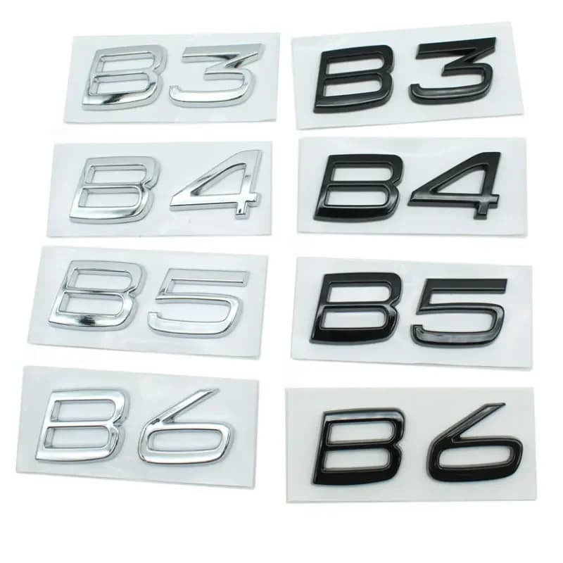 B3 B4 B5 B6 lettera etichette adesivo per auto Per Volvo accessori auto bagagliaio posteriore refit bagagliaio emblema distintivo decorazione decostituzione decalcomania