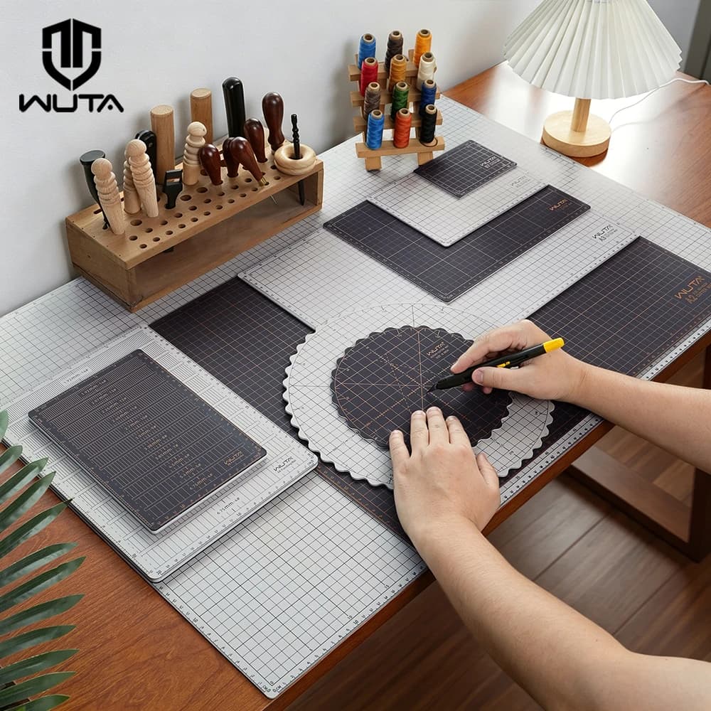 WUTA new fabric cutting mat, leather cutter A1 A2 A3 A4 A5 Set of professional self-healing double face craft tools