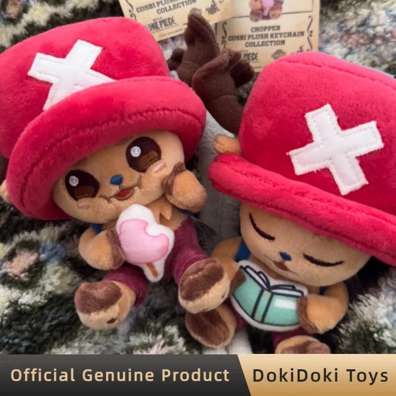 Portachiavi Peluche Originale One Piece Chopper Cosbi - Blind Box, Simpatico Ciondolo per Borsa, Giocattoli Decorativi Anime, Regalo per Ragazzi