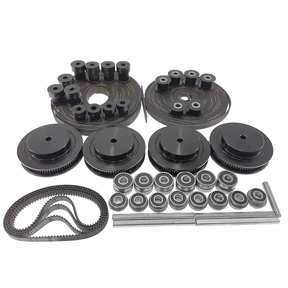 V2.4 Corexy Motion Parts Set GT2 LL-2GT RF Open Belt Drive 16T 20T Pulley 188mm Belt Shaft Bearings for 3D Printer VORON 2.4