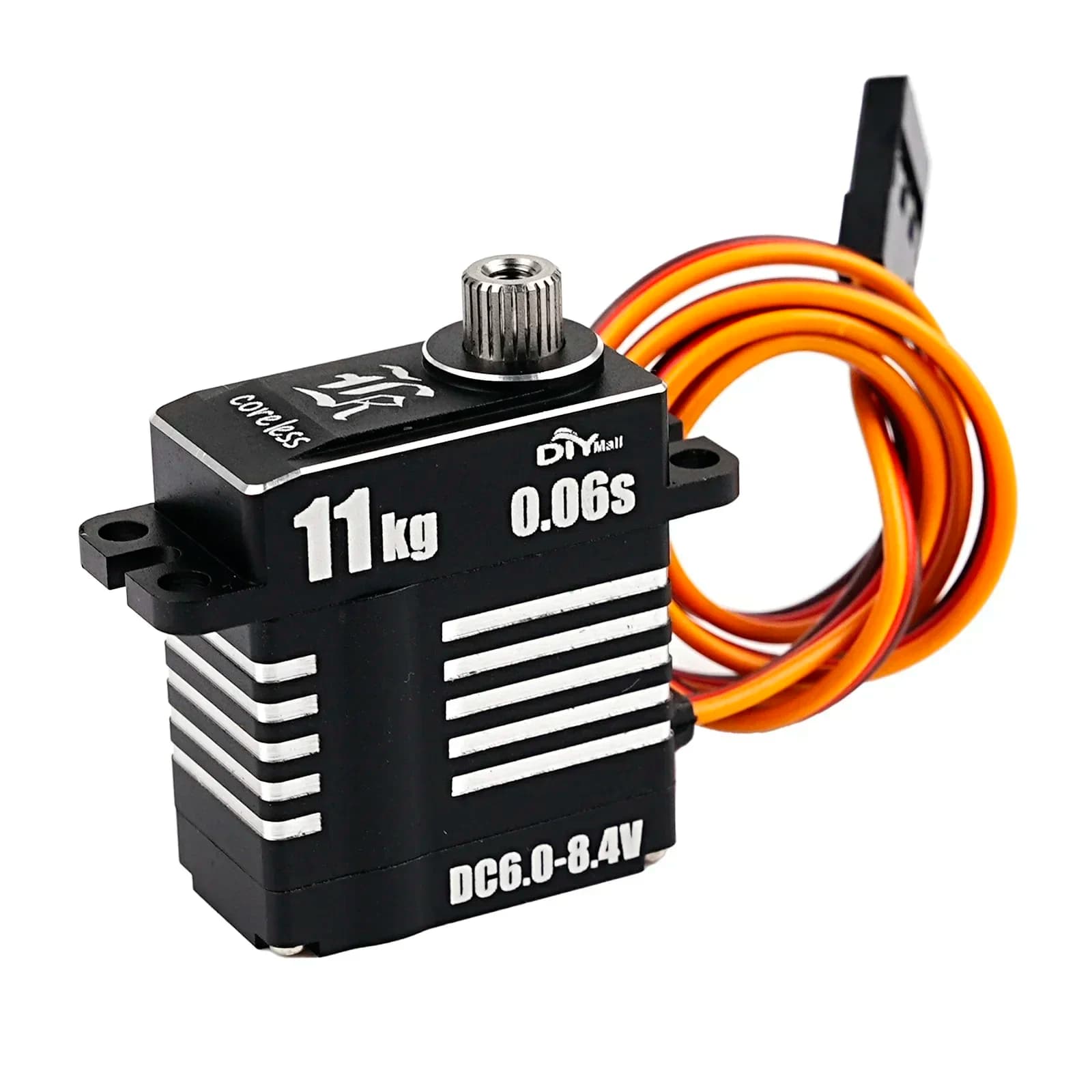 11KG Micro Digitale RC Servo Full Metal Programmabile Mini Servo Motore Coreless Parti FAI DA TE Per Elicotteri Auto Robot Aereo H-11