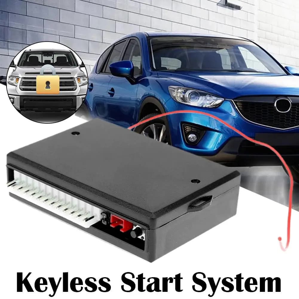Kit di chiusura centralizzata per auto, sistema di allarme e blocco porte senza chiave, accessori auto B0N5