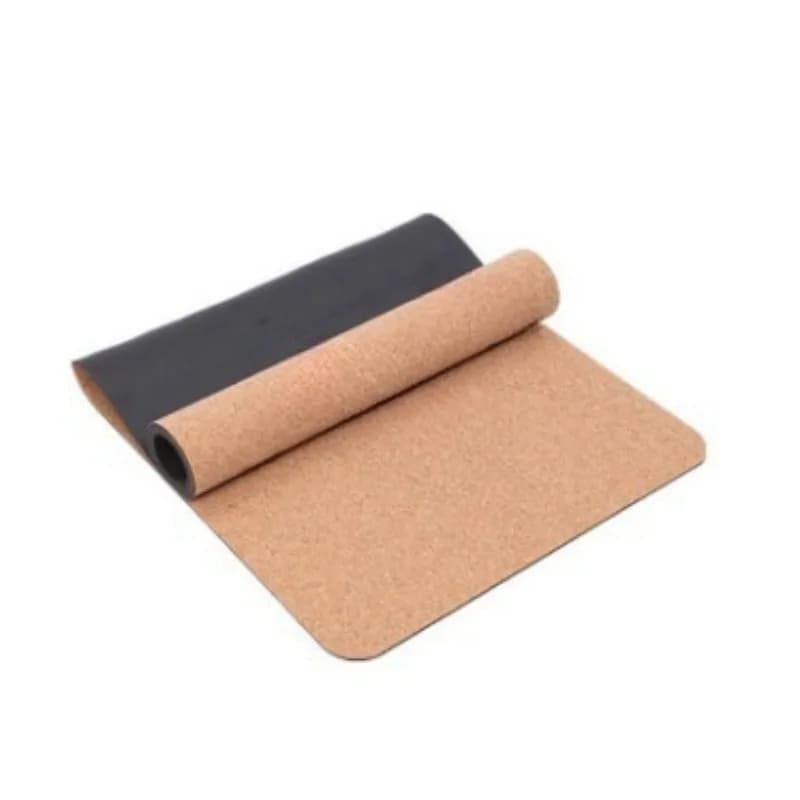 Set of 2 Yoga Carpets in cork, Made of cork and rubber - Portals, Breathable and Elegant