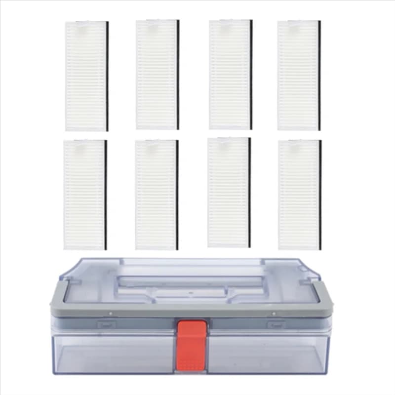 A05G - Accessori per ECOVACS Deebot N9+ - Ricambi per Robot Aspirapolvere: Spazzola Principale, Spazzola Laterale, Panno Lavapavimenti, Supporto Panno, Filtro HEPA
