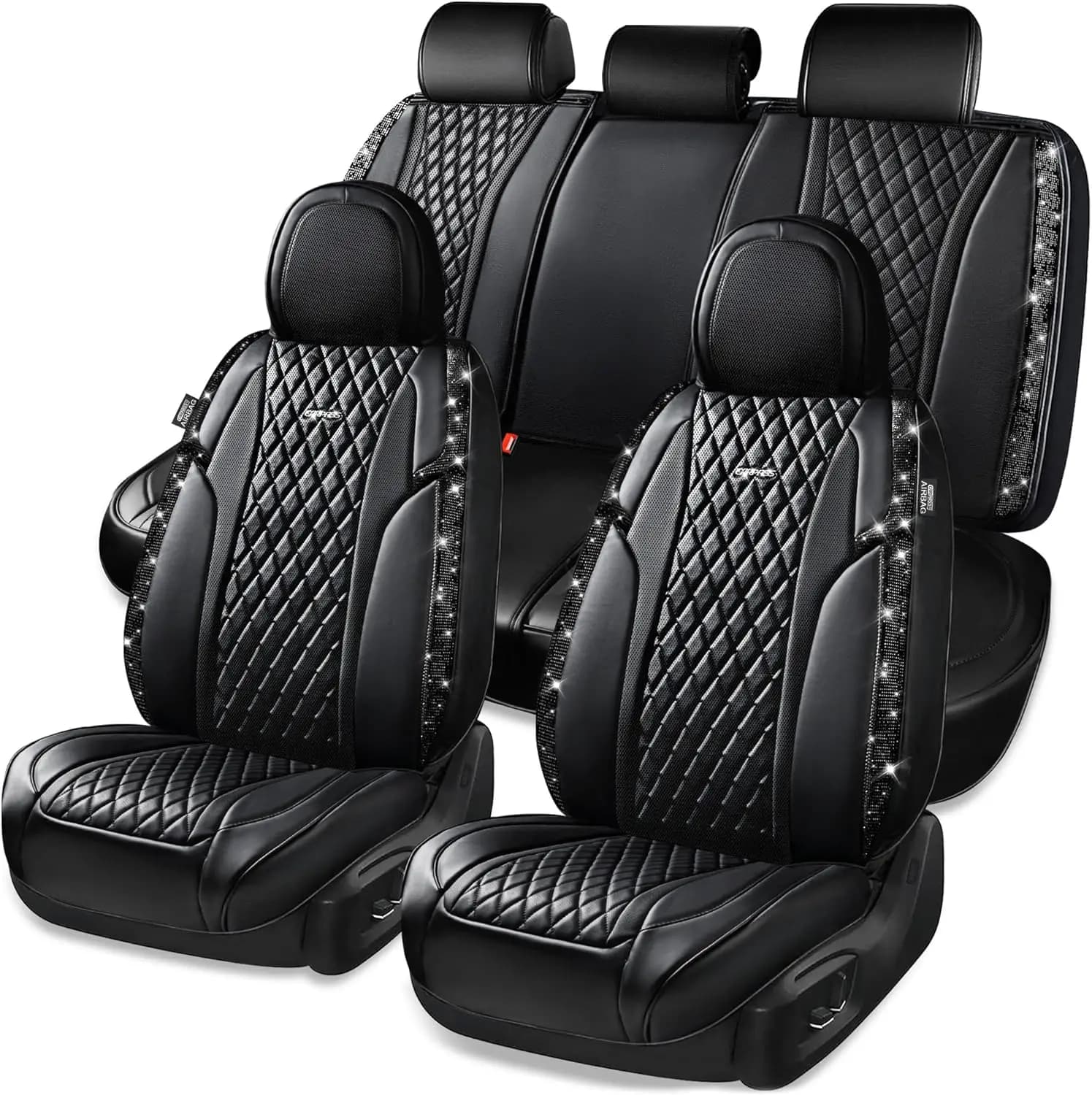 Car covers with glittering rhinestones, universal waterproof microfiber skin suitable for SUV sedan