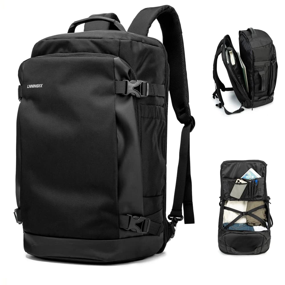 Zaino da viaggio per viaggi aerei, bagaglio a mano grande e durevole da 30 litri TSA approvato con volo, zaino da lavoro resistente all'acqua, Wee