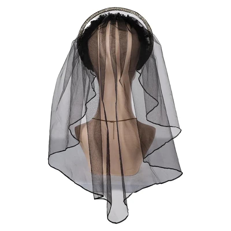 CyTV House Role Game Dragon 2 Costume Accessories Alicent Hightower Cosplay Copricapo CollanaVestimento Women's Copricapo Collo Lace Set