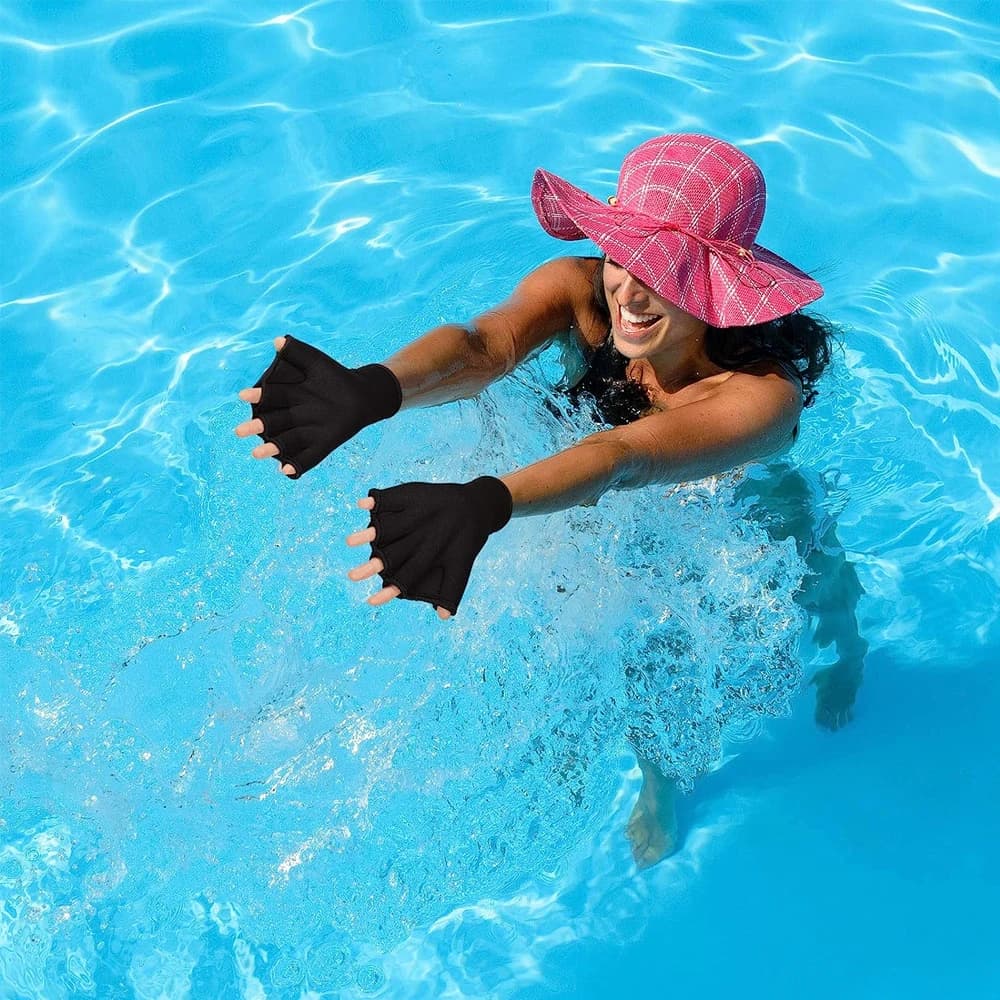Swimming Gloves Training Gloves for Water Swimming Neoprene Gloves Training Gloves for Palmed Fitness Water Resistance for Swimming Dives