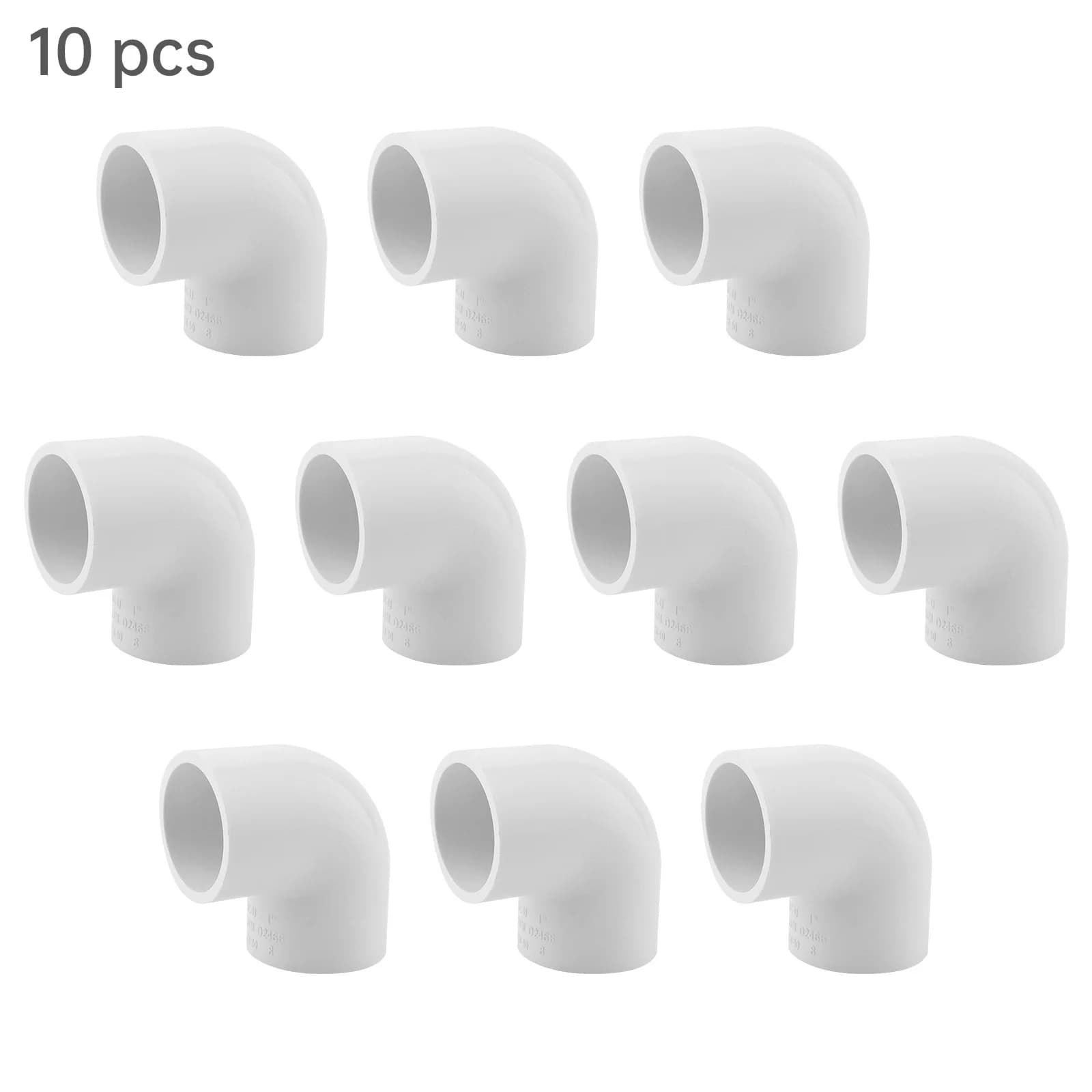 10 pz 1 pollice 90 Gradi PVC Raccordi A Gomito per Scaffali FAI DA TE Strutture Per Tubi Serra Tubo IN PVC 2 vie Connettori Ad Angolo Retto