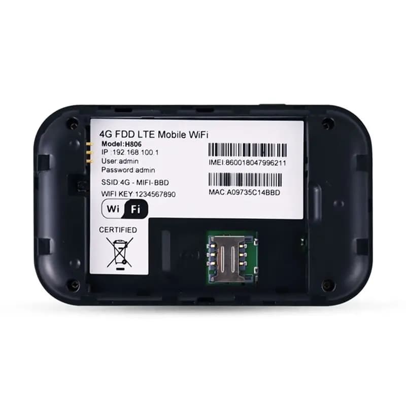 Router Wi-Fi Tascabile Exquisite-3X 4G LTE, Ripetitore, Hotspot Wi-Fi Mobile per Auto, Modem Router Wireless a Banda Larga Mifi 4G con Slot per Scheda SIM