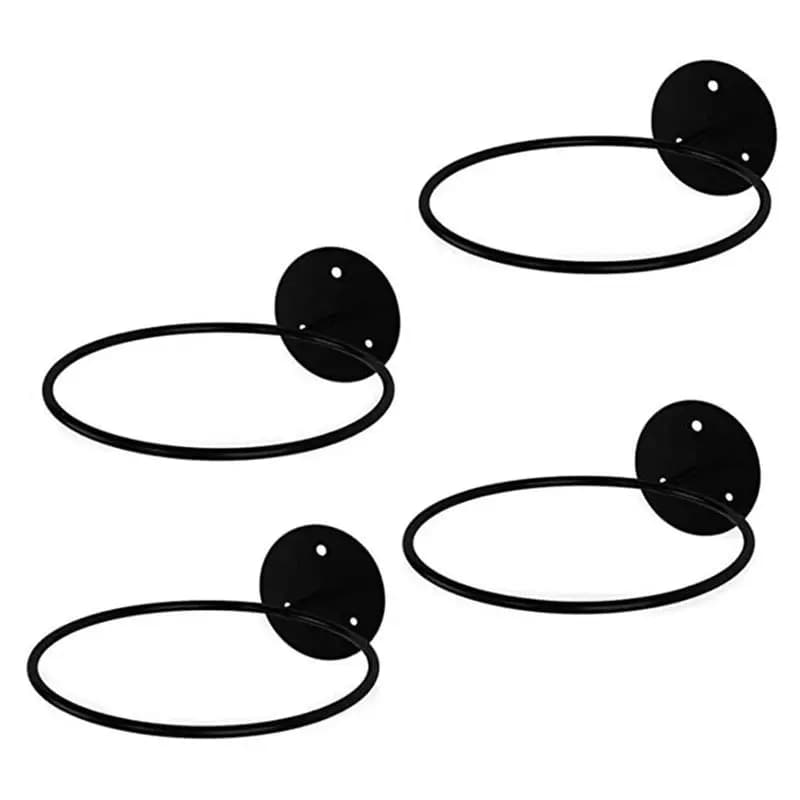 Budget-Friendly 4PCS Iron Basketball Football Volleyball Storage Rack Household Wall Mounted Ball Rack Wall Storage Rack Durable