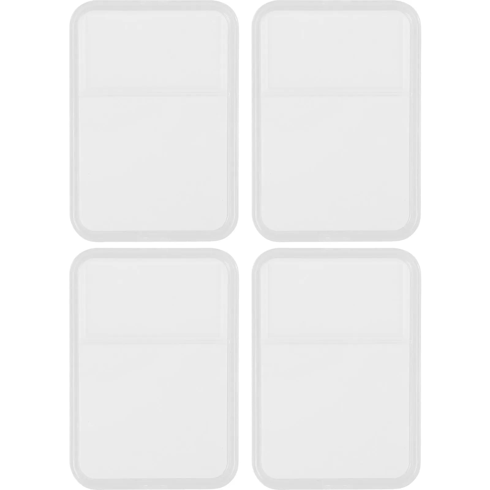 Set di 4 Scatole Protettive per Francobolli, Espositore in Plastica Trasparente, Organizzatore per Collezionisti, Accessori per Conservazione Francobolli