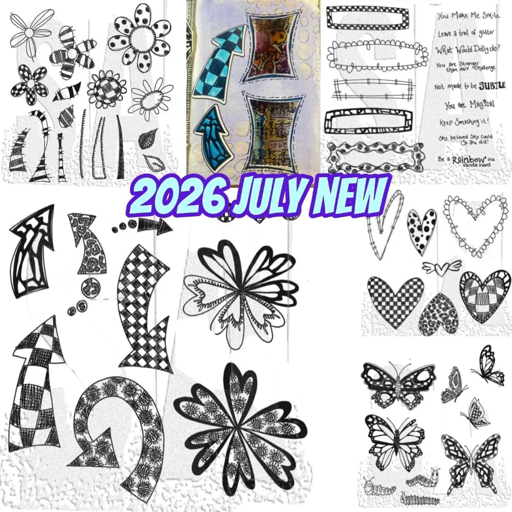 Arrow Butterfly 2026 New Metal Cut Dice and Stencil Stamps for DIY Scrapbooking Photo Album Embossing Decorative DIY Paper Cards