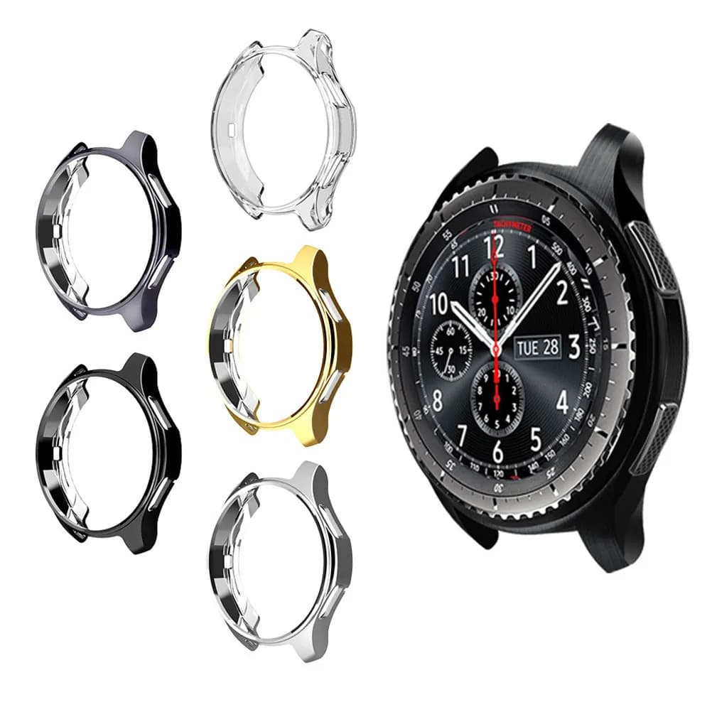 Protective Frame Cover for Gear S3 Shell Watch Case Anti-Scratch Shockproof Smartwatch Cover Watch Case