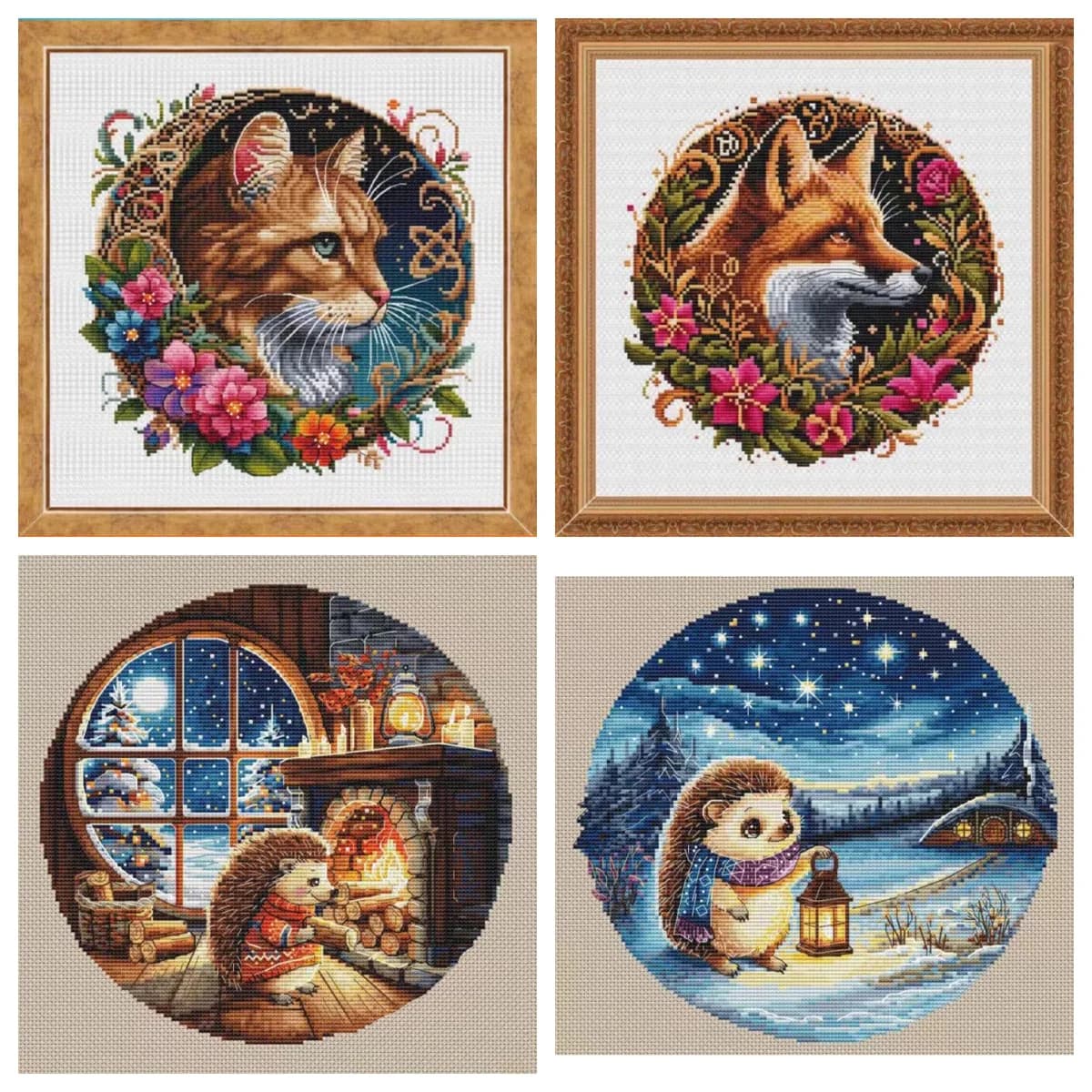 4483 Cross Stitch Kits Sets For Embroidery Cross-stitch Cross Stitch Complete Kit Stich Cross Stitch Set Needle Arts & Craft DIY