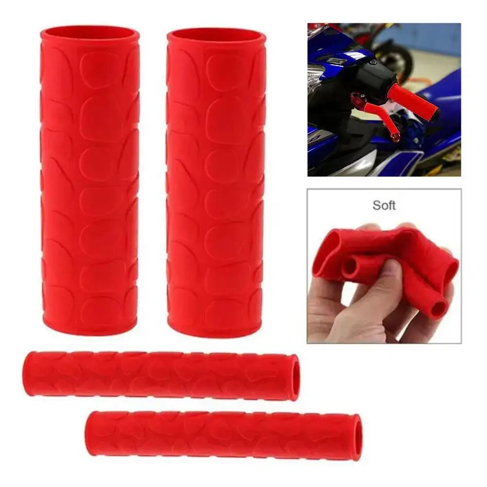 Universale moto antiscivolo termoretraibile manubrio freno moto copertura in gomma Grip copertura Grip guanti Grip G3G1