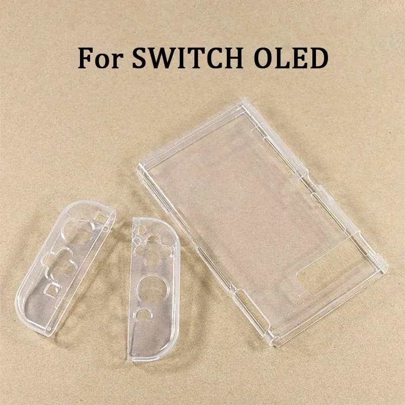 1PC per Nintendo Switch Oled accessori per console di gioco custodia protettiva morbida in TPU trasparente custodia protettiva con cornice trasparente