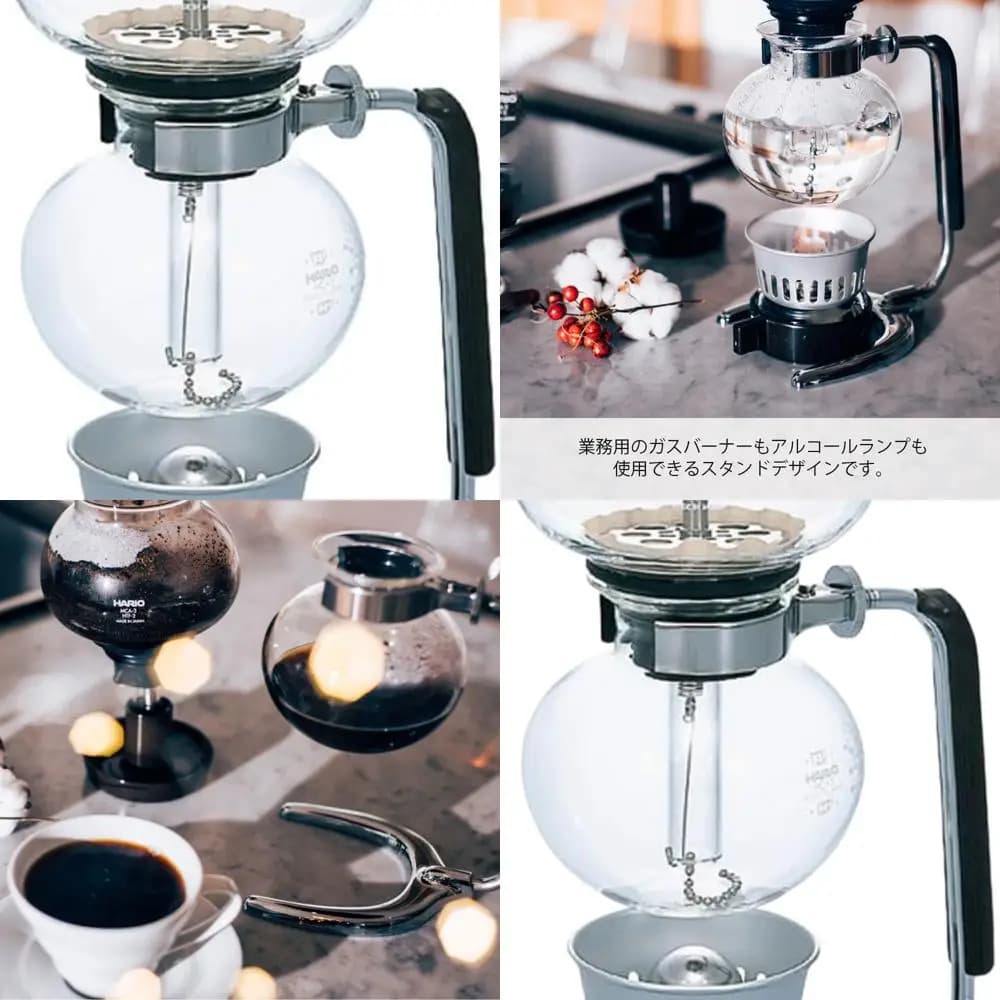 Caffettiera a sifone moka da 3 tazze