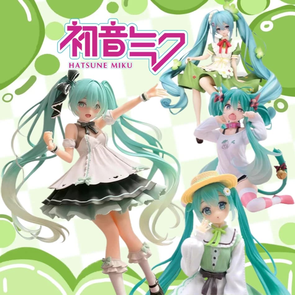 Hatsune Miku 2026 Versione Fiore di Compleanno Action Figure Anime in PVC da Collezione Disponibile