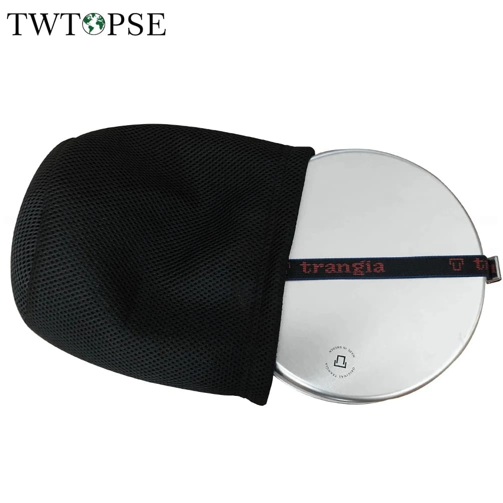 TWTOPSE Pentole Zaino in spalla Per Trangia 25 27 Storm Fornello da campeggio Kit Borsa di stoccaggio Addensato Anti-collisione Pentole Zaino in spalla