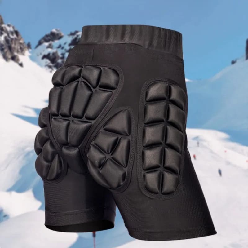 Pantaloni Protettivi per Sci e Ciclismo, Protezione Anca per Pattinaggio su Ghiaccio e Rollerblade, Assorbimento Urti EVA, Skateboard, Uomo Donna