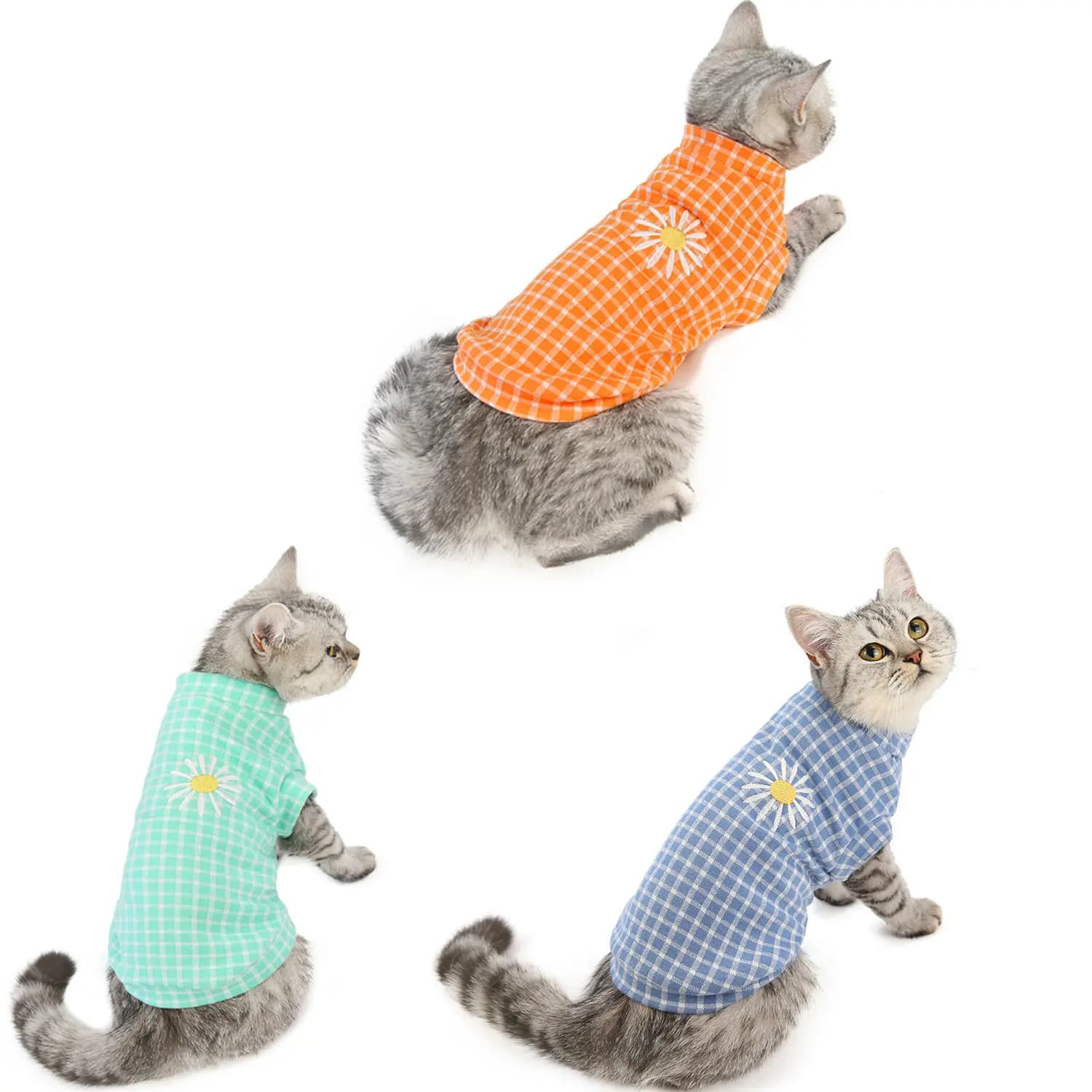 New Autumn Winter Pet Dog Cat Clothes Chrysanthemum Floral Sweatshirt Warm Hoodie Puppy Kitten Apparel