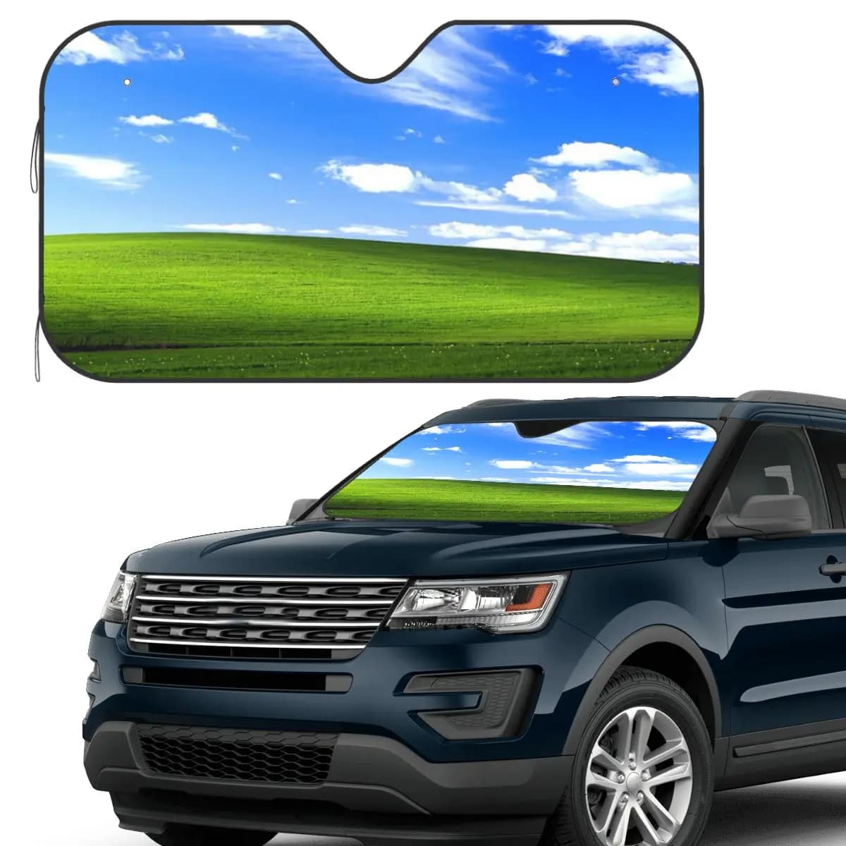 Windows XP Wallpaper Parasole Parabrezza Parabrezza anteriore per auto Finestra Visiera parasole Accessori Coperture