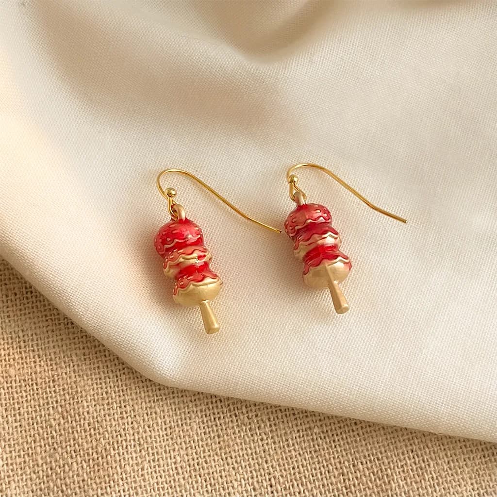 Orecchini Pendenti Eleganti a Forma di Biancospino Candito, Gioielli Casual da Donna, Accessorio Alla Moda