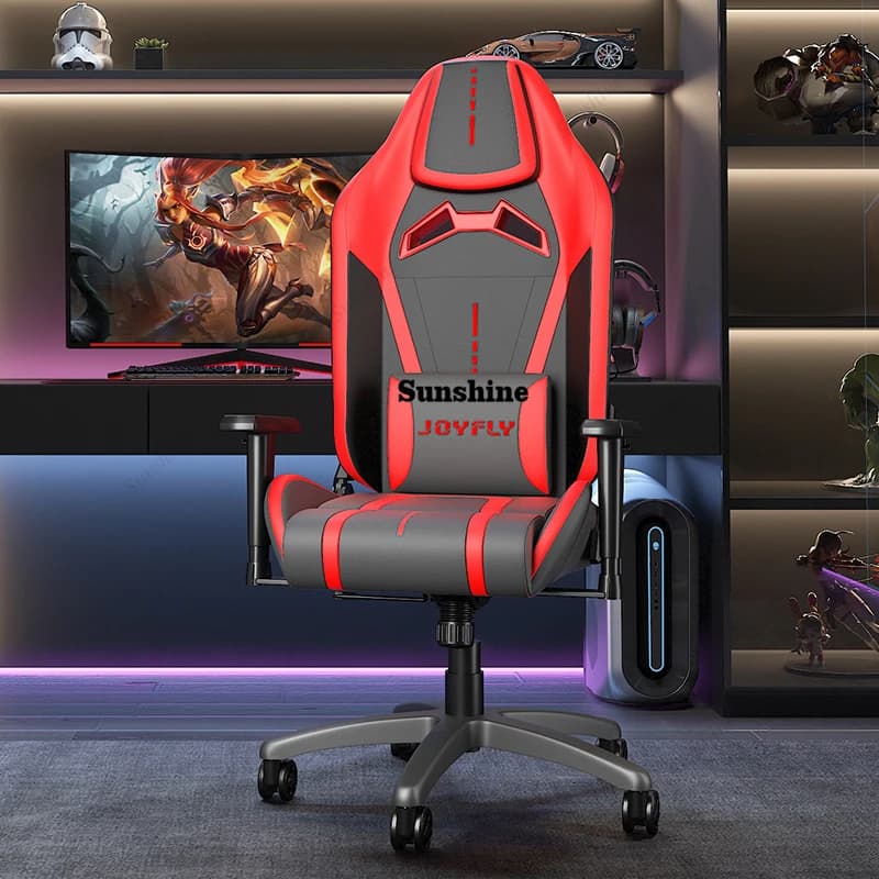 Sedia da Ufficio Ergonomica con Supporto Lombare, Design Moderno con Schienale Alto, Sedia da Gaming con Rotelle, Accessori per Gamer
